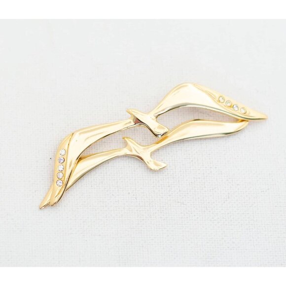 Rustic Wedding Bird Brooch, Groomsmen Boutonniere, Bird Brooch, Lapel Pin - A8 - Picture 1 of 2